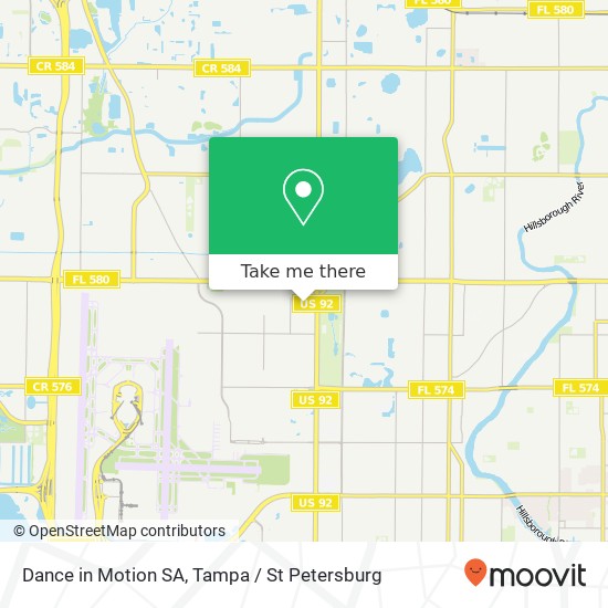 Dance in Motion SA map