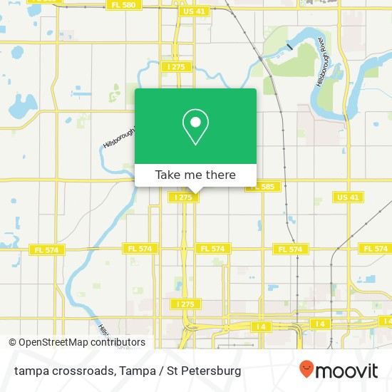 Mapa de tampa crossroads