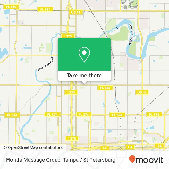 Florida Massage Group map