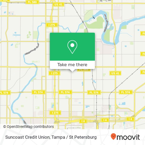 Suncoast Credit Union map