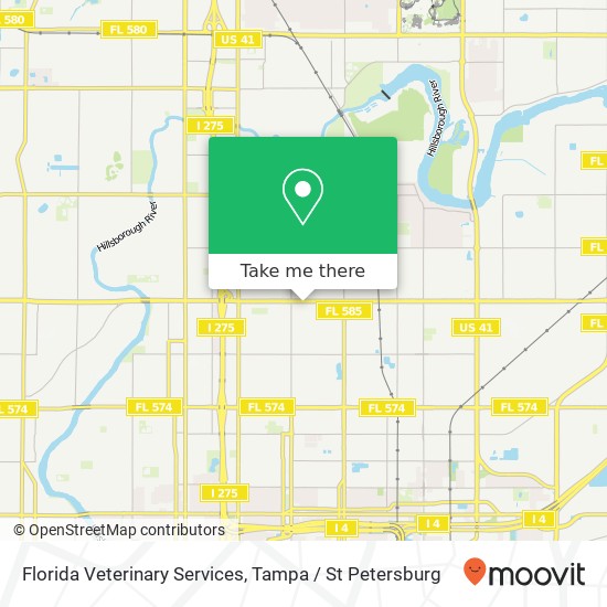 Mapa de Florida Veterinary Services