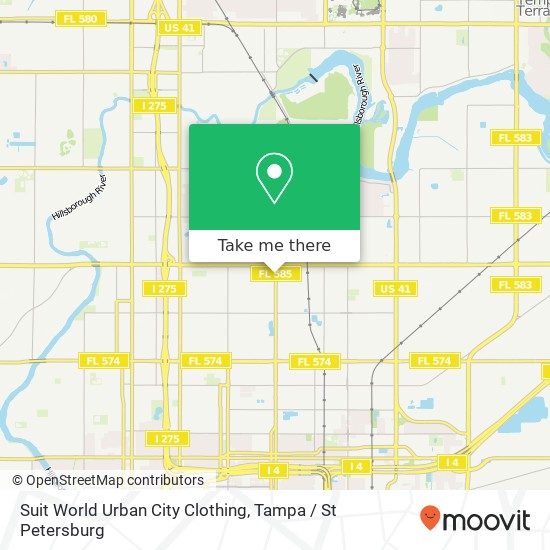 Mapa de Suit World Urban City Clothing