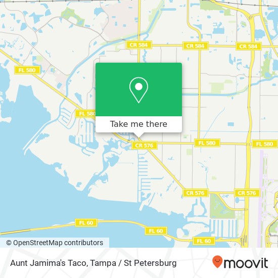 Mapa de Aunt Jamima's Taco