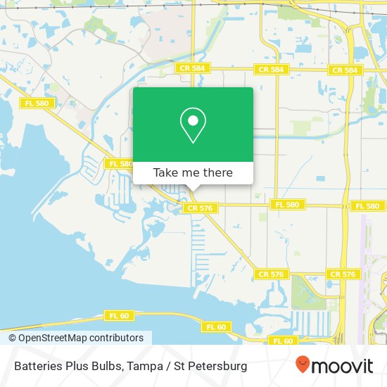 Batteries Plus Bulbs map