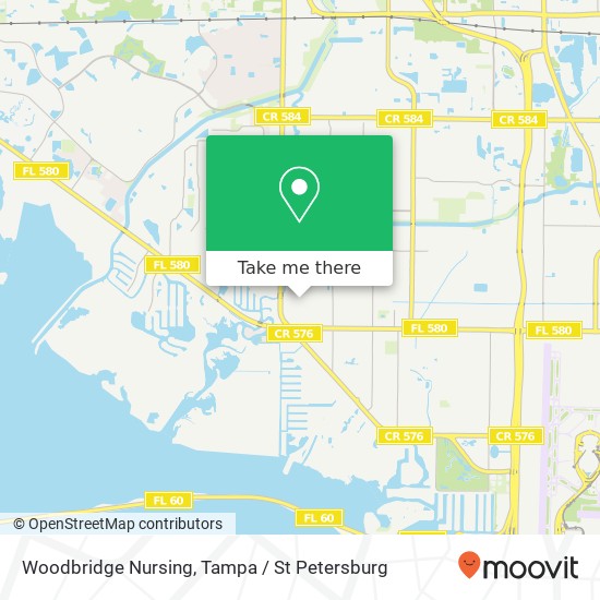 Mapa de Woodbridge Nursing