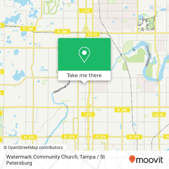 Watermark Community Church map