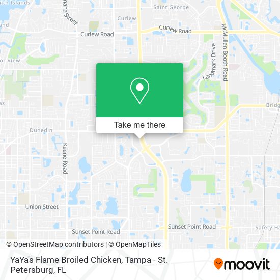 YaYa's Flame Broiled Chicken map