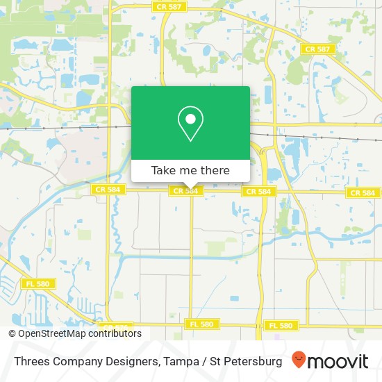 Mapa de Threes Company Designers