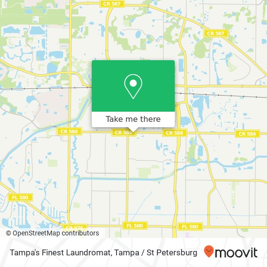 Mapa de Tampa's Finest Laundromat