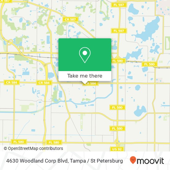 4630 Woodland Corp Blvd map