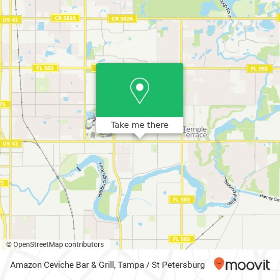 Mapa de Amazon Ceviche Bar & Grill