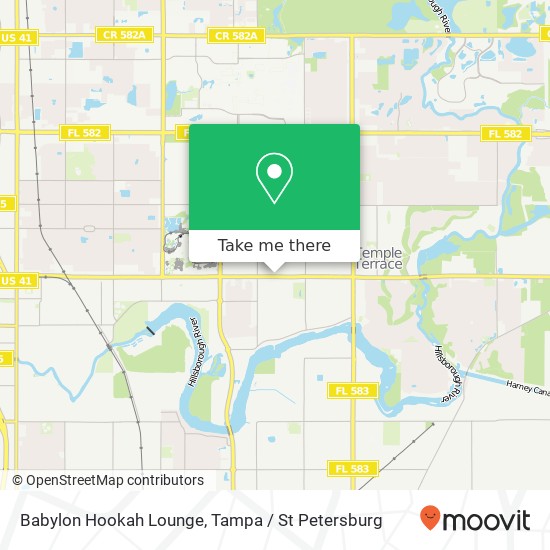 Babylon Hookah Lounge map