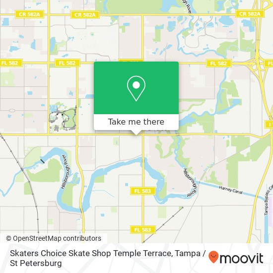 Skaters Choice Skate Shop Temple Terrace map