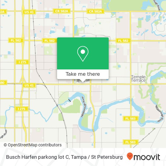 Busch Harfen parkong lot C map