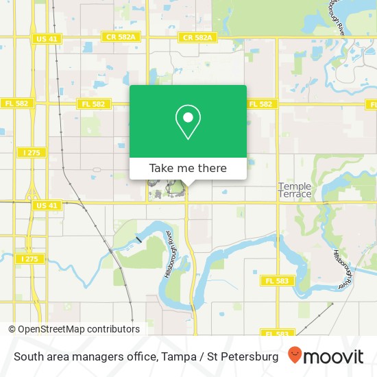 South area managers office map