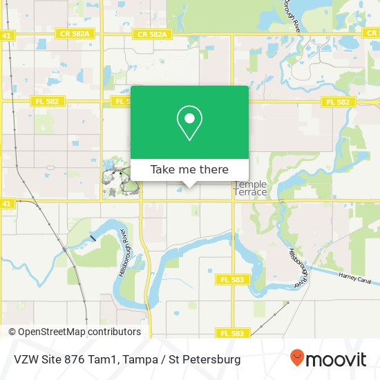 VZW Site 876 Tam1 map