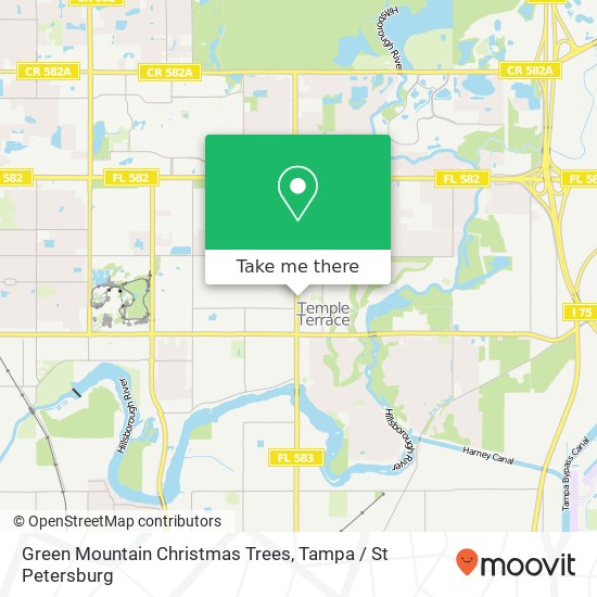 Mapa de Green Mountain Christmas Trees