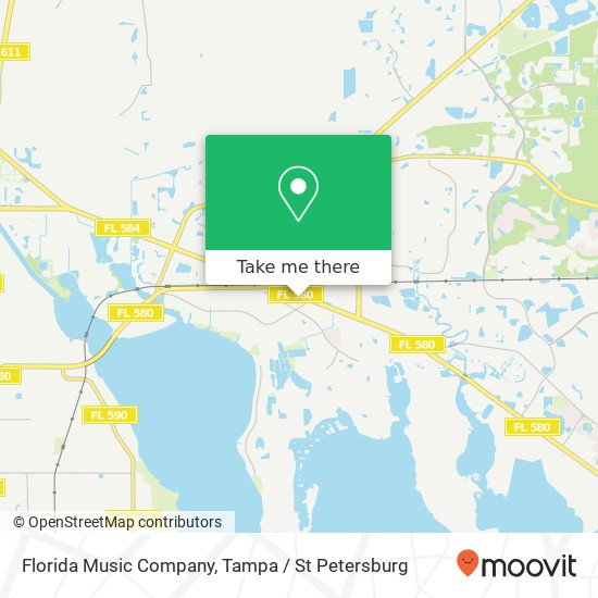 Mapa de Florida Music Company