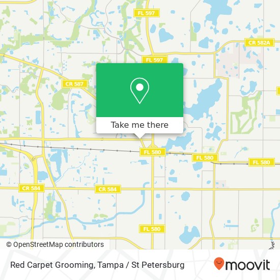 Red Carpet Grooming map