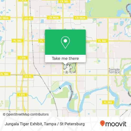 Jungala Tiger Exhibit map