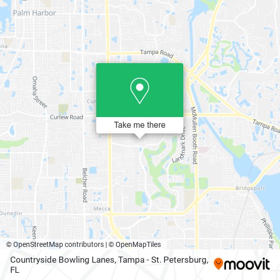 Mapa de Countryside Bowling Lanes