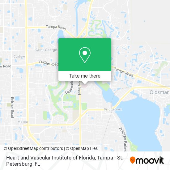 Mapa de Heart and Vascular Institute of Florida