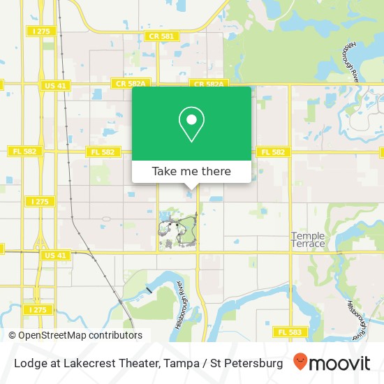 Lodge at Lakecrest Theater map