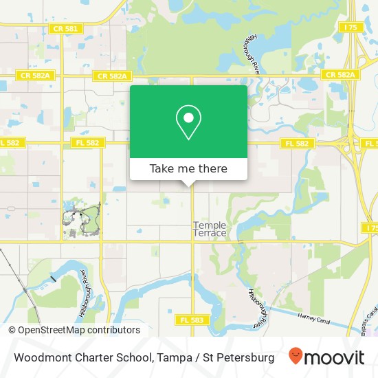 Woodmont Charter School map