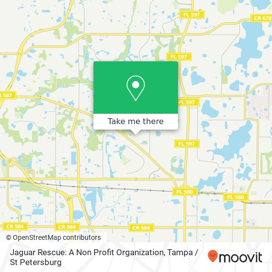 Mapa de Jaguar Rescue: A Non Profit Organization
