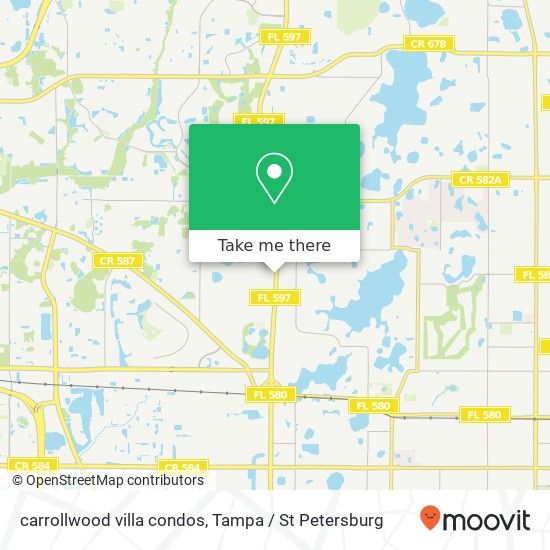 carrollwood villa condos map