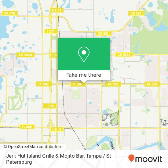 Mapa de Jerk Hut Island Grille & Mojito Bar