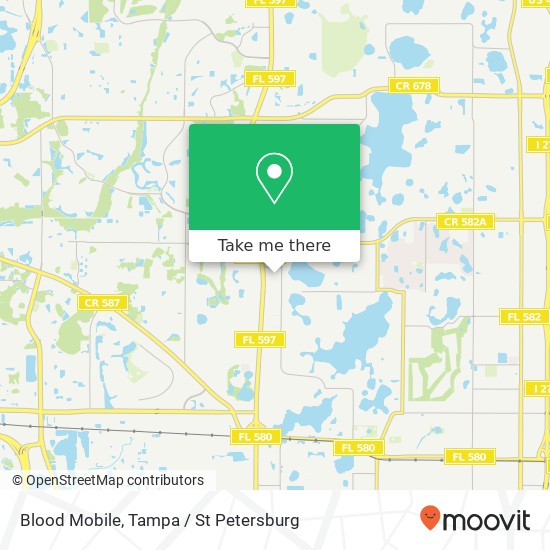 Blood Mobile map