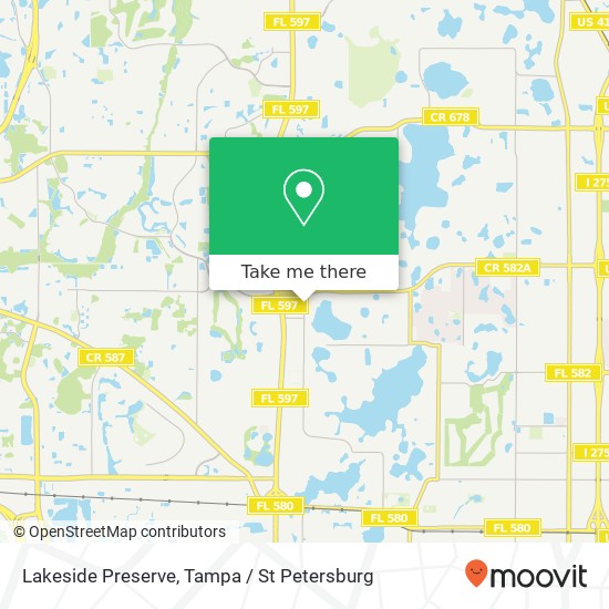 Lakeside Preserve map