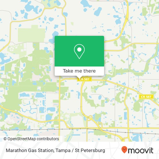 Marathon Gas Station map