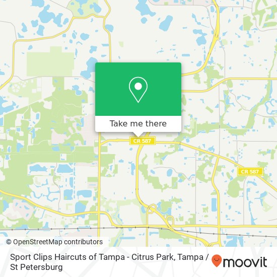 Mapa de Sport Clips Haircuts of Tampa - Citrus Park