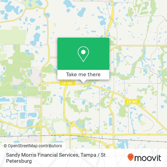 Sandy Morris Financial Services map