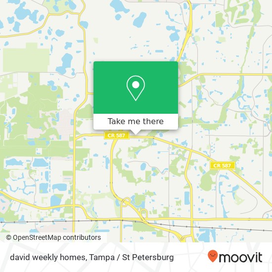 Mapa de david weekly homes
