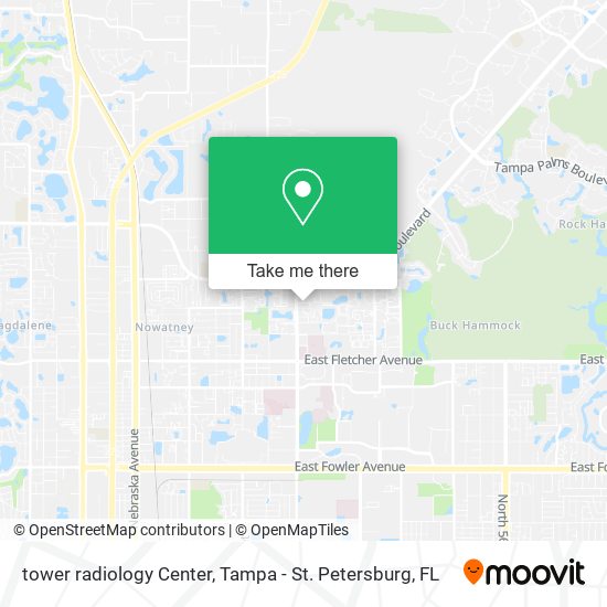 Mapa de tower radiology Center