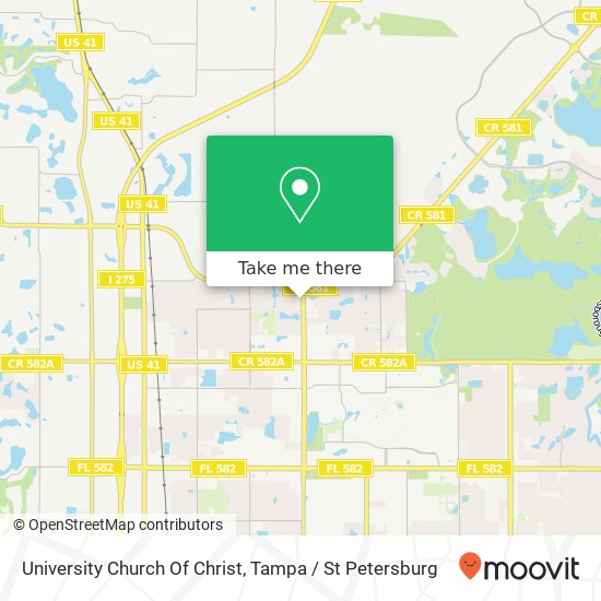 Mapa de University Church Of Christ