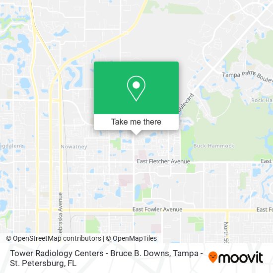 Tower Radiology Centers - Bruce B. Downs map