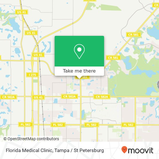 Mapa de Florida Medical Clinic