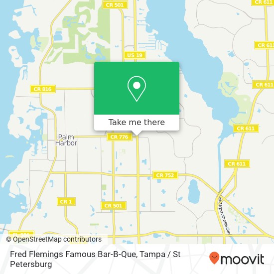 Mapa de Fred Flemings Famous Bar-B-Que