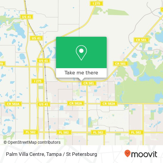 Palm Villa Centre map