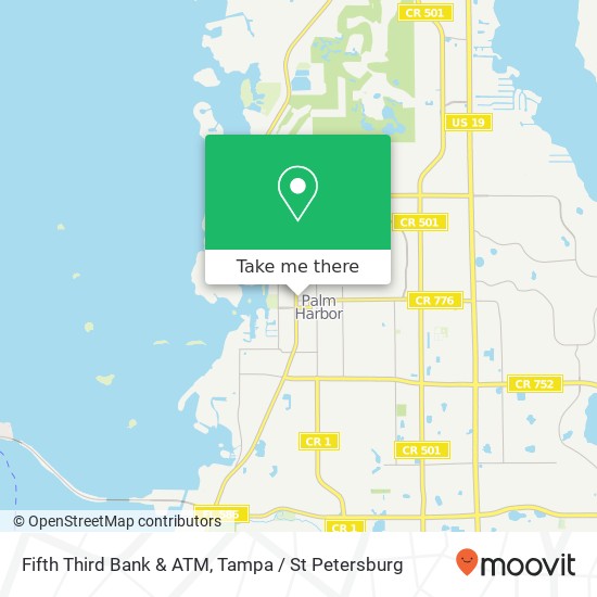 Fifth Third Bank & ATM map