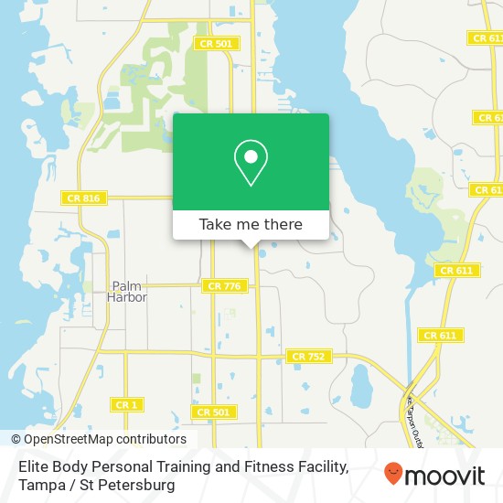 Mapa de Elite Body Personal Training and Fitness Facility