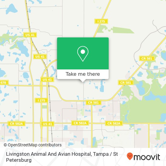 Mapa de Livingston Animal And Avian Hospital