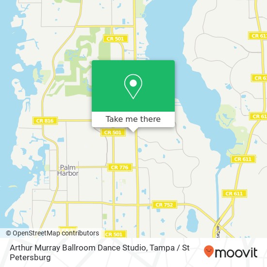 Arthur Murray Ballroom Dance Studio map