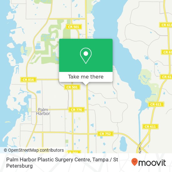 Palm Harbor Plastic Surgery Centre map