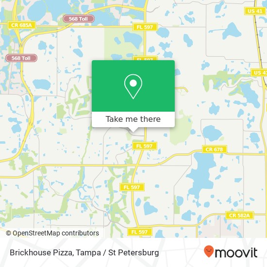 Brickhouse Pizza map