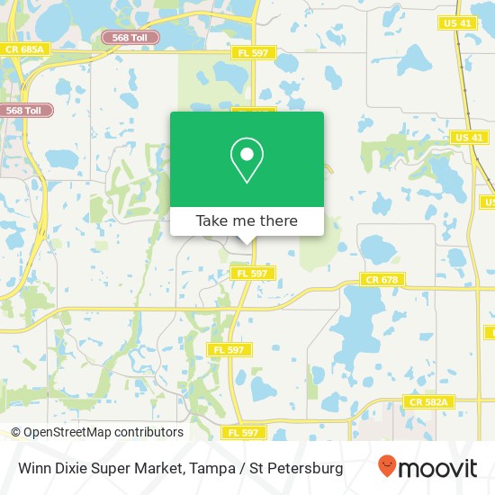 Mapa de Winn Dixie Super Market